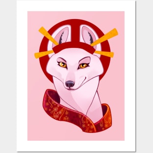 Japan fox Posters and Art